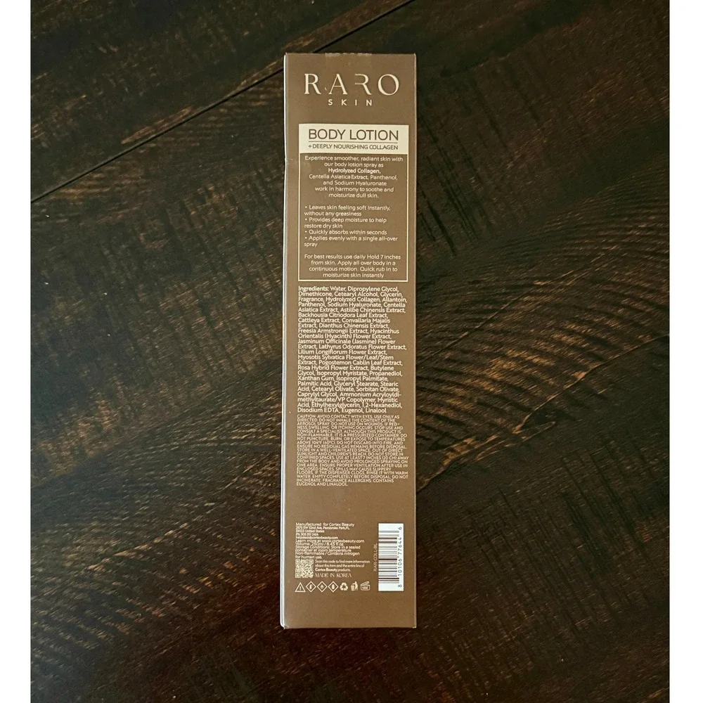 New RARRO Body Lotion + Deeply Nourishing Collagen -‎ 250ml